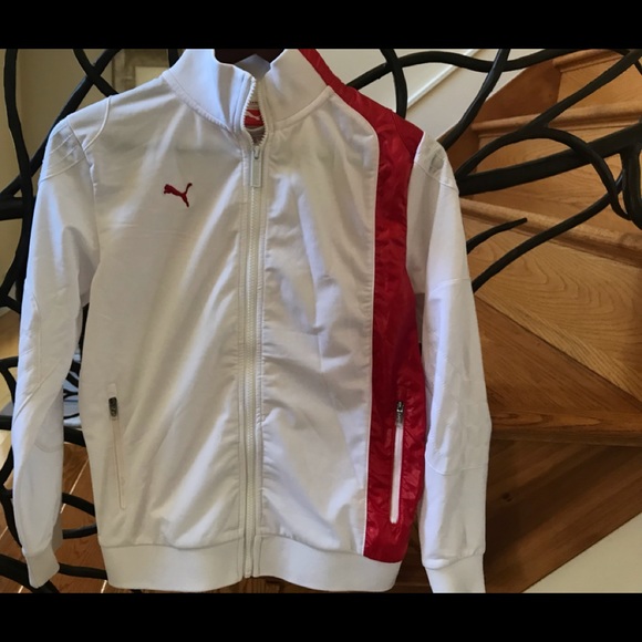 Puma Jackets Coats Puma Scuderia Ferrari Whitered Jacket